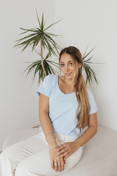 REMERA ANA CELESTE | Talle S al XXL - SIN CAMBIO