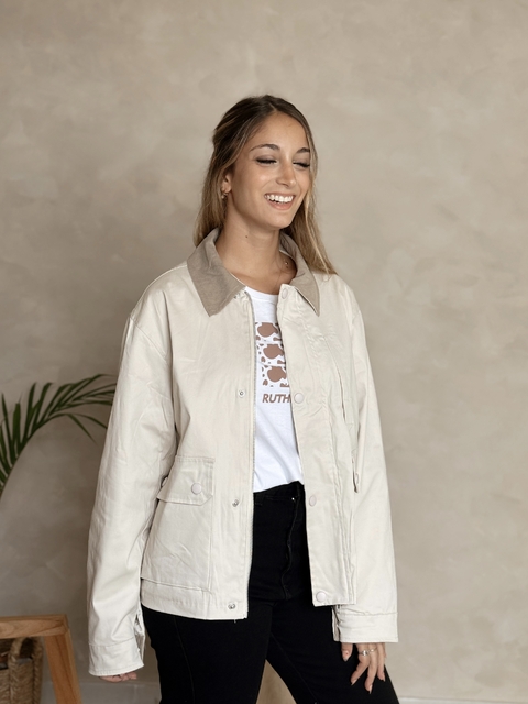CAMPERA JOSEFA NATURAL - SIN CAMBIO - comprar online