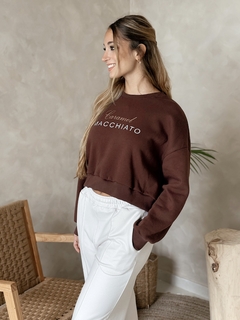 BUZO CARAMEL MARRÓN | TALLE S-XL - SIN CAMBIO - tienda online