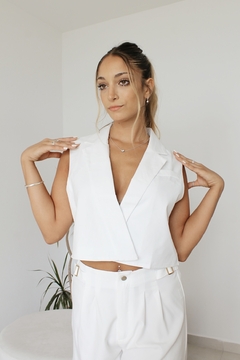 CHALECO INDONESIA BLANCO - SIN CAMBIO - tienda online
