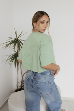 REMERA CROP VERDE | Talle S al XXL en internet