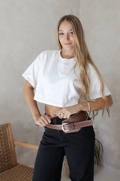 REMERA CROP NATURAL | TALLE S-XXL - comprar online
