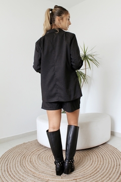 BLAZER FAUSTINA NEGRO - SIN CAMBIO - tienda online