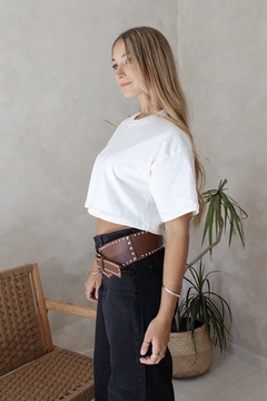 REMERA CROP NATURAL | TALLE S-XXL - tienda online