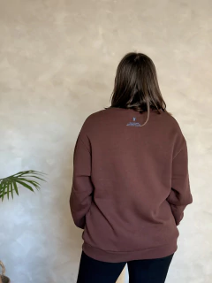 BUZO NEW JERSEY MARRÓN | TALLE S-XL - SIN CAMBIO en internet