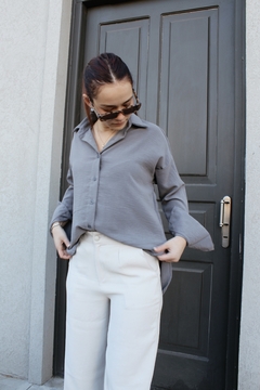 CAMISA MAGNOLIA GRIS