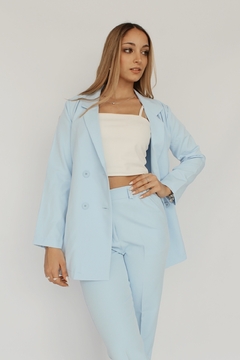BLAZER ARMANI CELESTE - SIN CAMBIO - comprar online