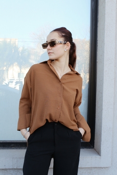 CAMISA MAGNOLIA CAMEL - comprar online