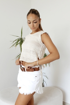 SHORT OREGON BLANCO - SIN CAMBIO - comprar online