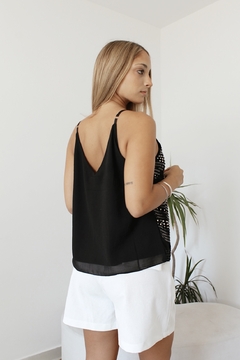 BLUSA CARMINA BORDADA - Talle 1 y 2 - SIN CAMBIO - VASQUITAS