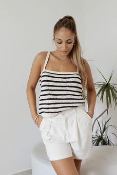 MUSCULOSA TEJIDA RITA - SIN CAMBIO - comprar online