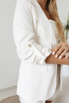 BLAZER FAUSTINA NATURAL - SIN CAMBIO - comprar online