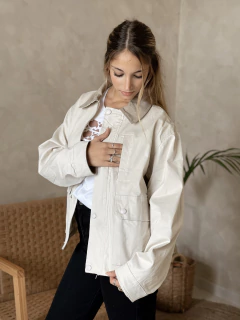 CAMPERA JOSEFA NATURAL - SIN CAMBIO - tienda online