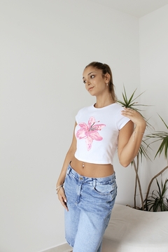 BABY TEE ROSA - SIN CAMBIO en internet