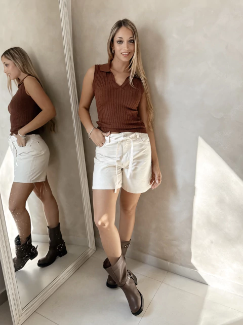 MUSCULOSA TEJIDA LOLA - comprar online