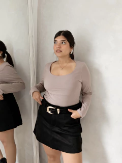 FALDA BILBAO GAMUZA NEGRO | T. S-XXXL - tienda online