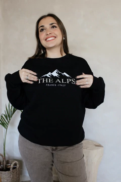 Imagen de BUZO ALPS NEGRO | TALLE S-XL - SIN CAMBIO