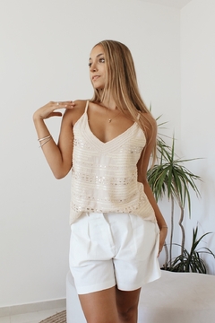 BLUSA CARMINA BORDADA - Talle 1 y 2 - SIN CAMBIO - comprar online