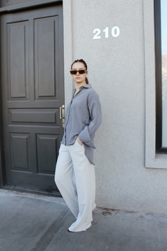 CAMISA MAGNOLIA GRIS - tienda online