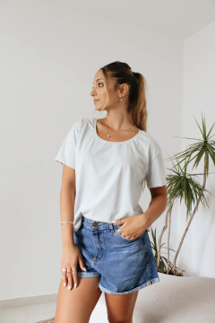 REMERA ARIANA GRIS | TALLE S-XXL - SIN CAMBIO en internet