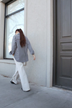 CAMISA MAGNOLIA GRIS - VASQUITAS