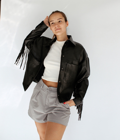 SHORT ZARA GRIS en internet