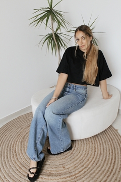 REMERA CROP NEGRO | Talle S al XXL