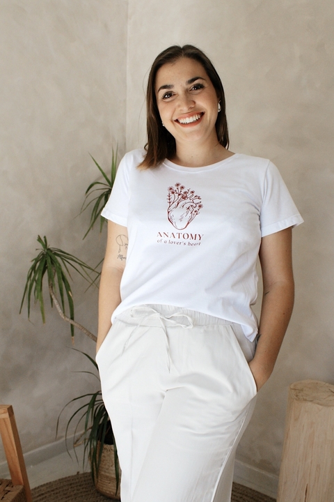 REMERA ANATOMY BLANCO - Talle S al XXL - SIN CAMBIO - comprar online