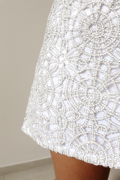 VESTIDO CARMINA PLATA - Talle 1 al 3 - SIN CAMBIO