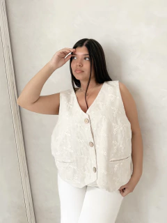 CHALECO BORDADO SARAH - tienda online