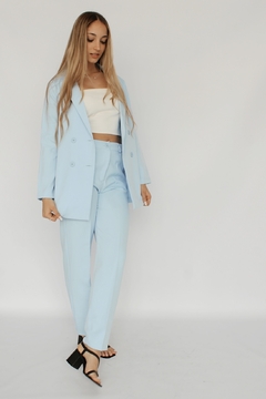 PANTALÓN ARMANI CELESTE - SIN CAMBIO - tienda online