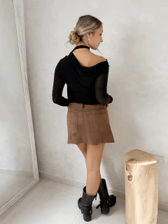 FALDA BILBAO GAMUZA MARRÓN | T. S-XXXL