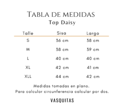 TOP DAISY VERDE - 5 talles - SIN CAMBIO - tienda online