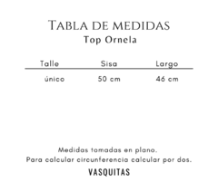 TOP ORNELA - SIN CAMBIO