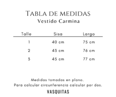 VESTIDO CARMINA PLATA - Talle 1 al 3 - SIN CAMBIO - comprar online
