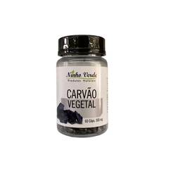CARVÃO VEGETAL - NINHO VERDE 60 CAPSÚLAS DE 500mg