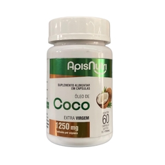 ÓLEO DE COCO - APISNUTRI 60 CAPSÚLAS DE 1250mg