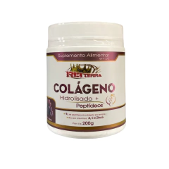 COLAGÉNO HIDROLISADO EM PÓ SABOR UVA - REI TERRA/KING EARTH POTE COM 200g