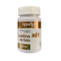 LECITINA DE SOJA - APISNUTRI 60 CAPSÚLAS DE 500mg