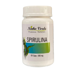 SPIRULINA - NINHO VERDE 60 CAPSÚLAS DE 500mg