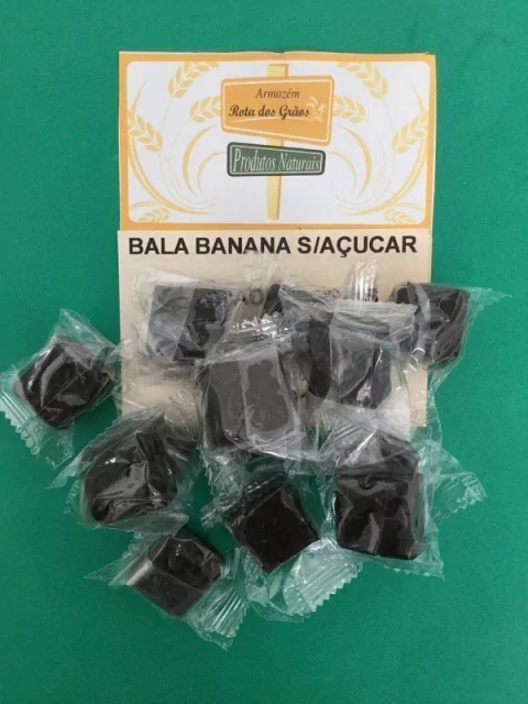 BALA DE BANANA S/ AÇÚCAR - 100g