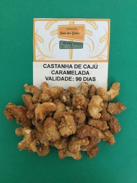 CASTANHA DE CAJU CARAMELIZADA - 100g