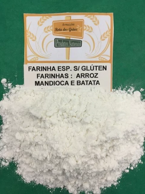 FARINHA ESPECIAL SEM GLÚTEN - 100g