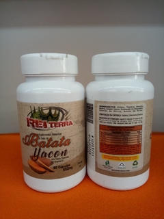 BATATA YACON - REI TERRA/KING EARTH 60 CAPSÚLAS DE 500mg