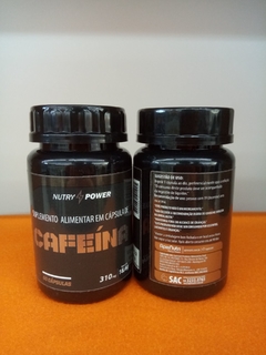 CAFEÍNA - NUTRY POWER 60 CAPSÚLAS DE 310mg