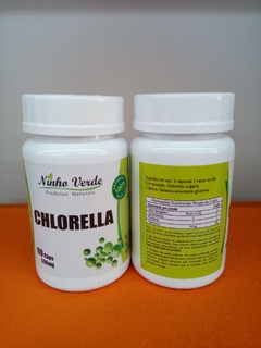 CHLORELLA - NINHO VERDE 60 CAPSÚLAS DE 500mg