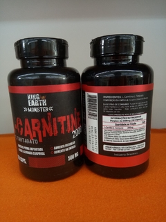 L-CARNITINE - REI TERRA/KING EARTH 120 CAPSÚLAS DE 500mg