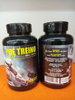 PRÉ TREINO 3x1 - 120 CAPSÚLAS DE 500mg