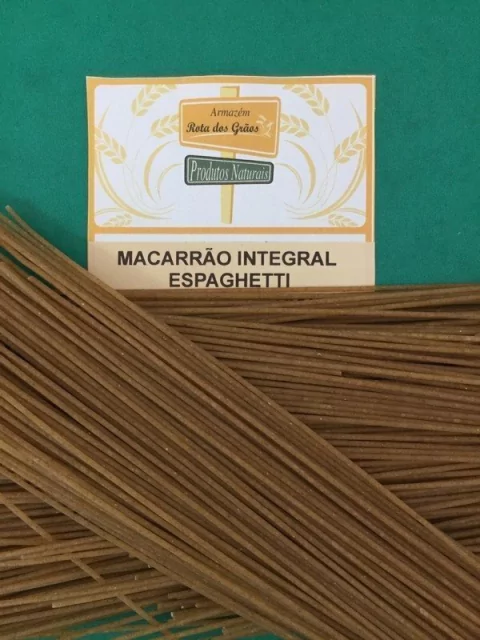 MACARRÃO INTEGRAL ESPAGHETTI - 100g