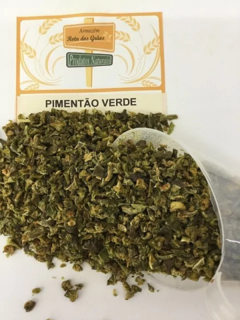 PIMENTÃO VERDE DESIDRATADO - 100g